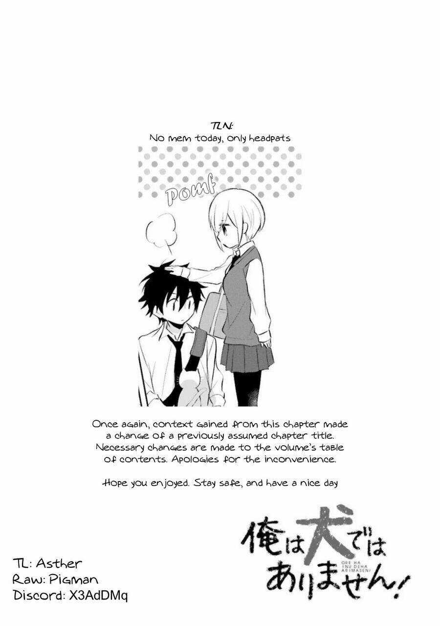 Ore Ha Inu De Wa Arimasen! Chapter 24 trang 9