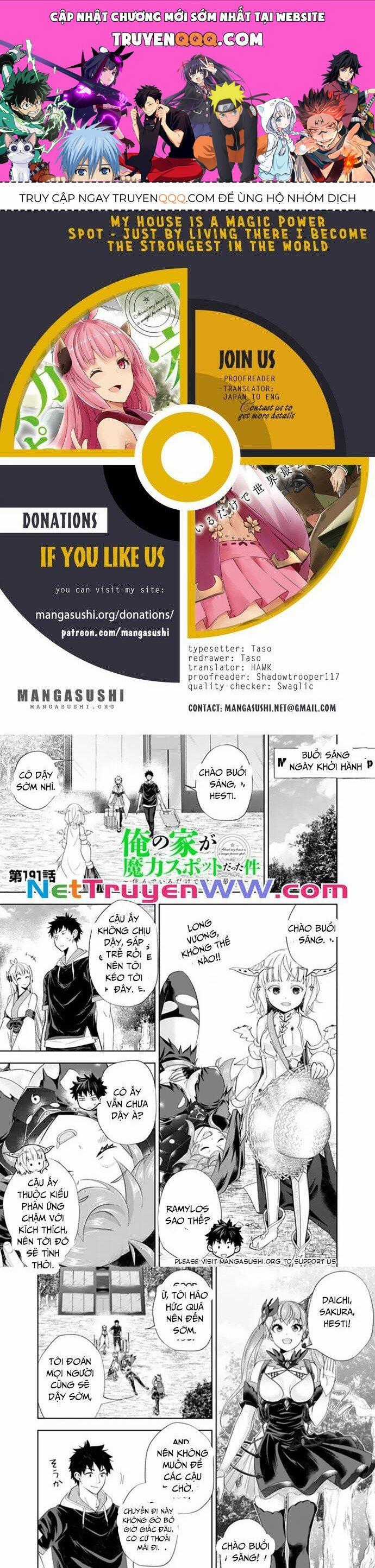 Ore No Ie Ga Maryoku Spot Datta Ken: Sundeiru Dake De Sekai Saikyou Chapter 191 trang 0