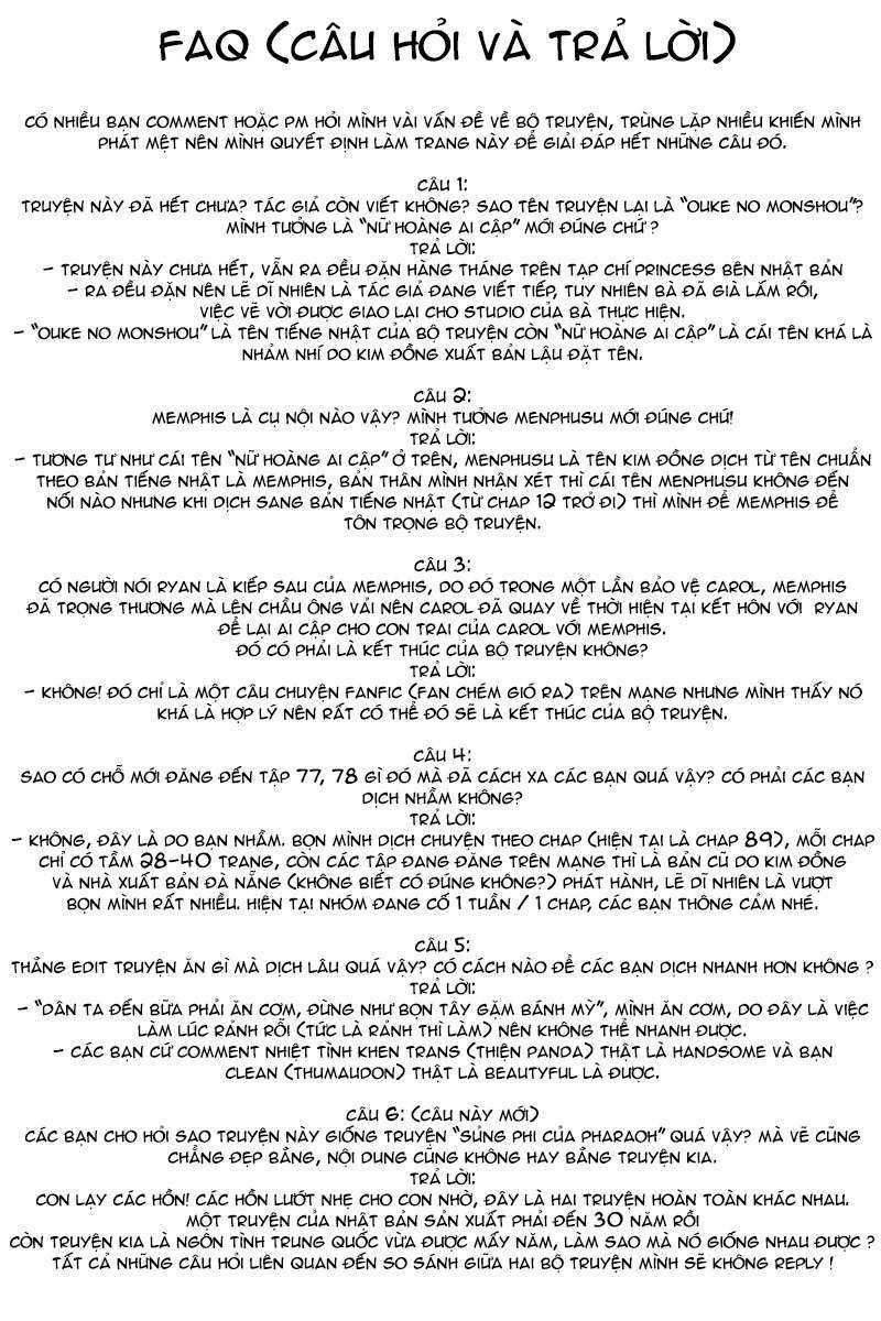 Ouke no Monshou remake Chapter 90 trang 3