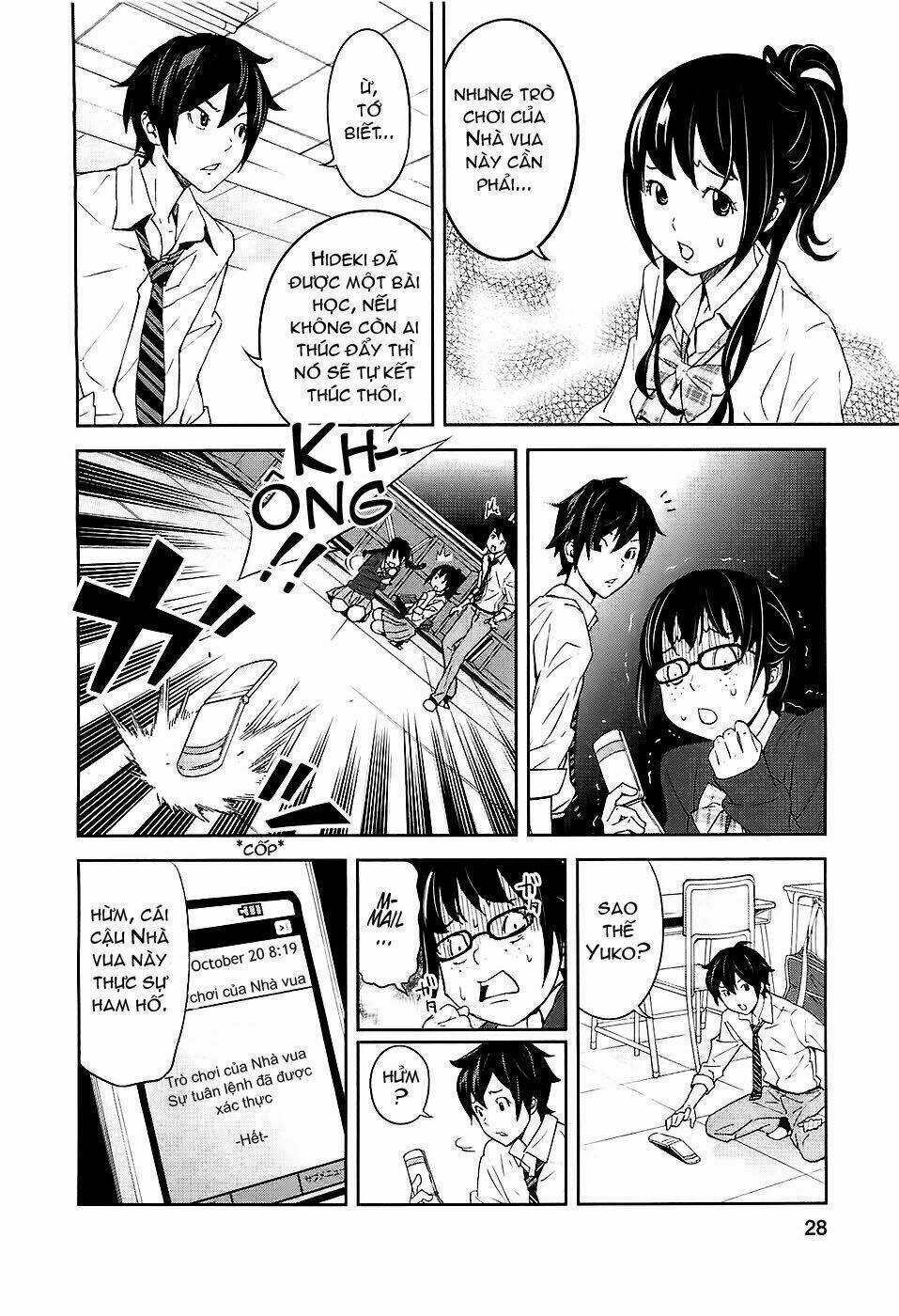 Ousama Game - Mệnh Lệnh Nhà Vua Chapter 1 trang 30