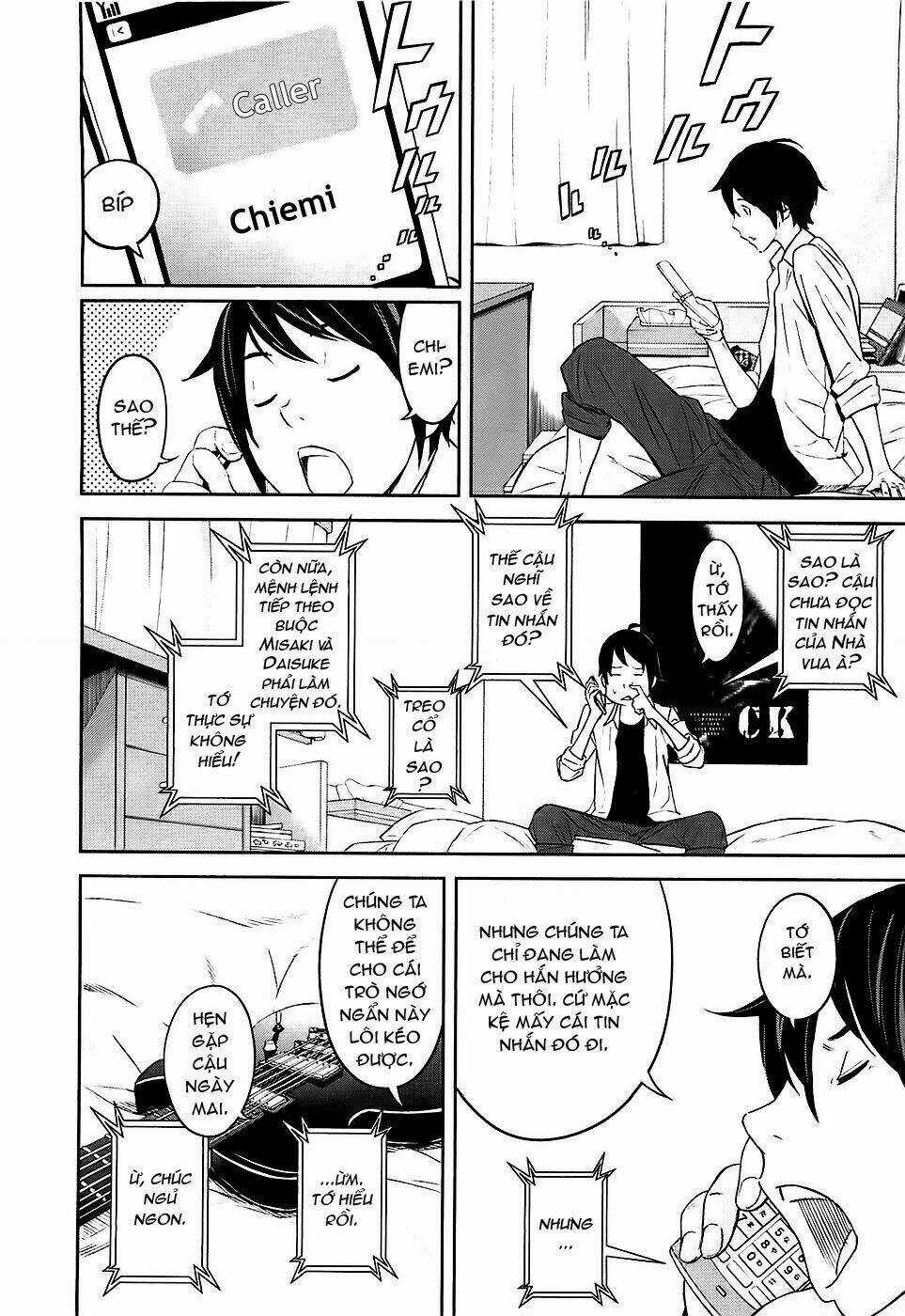 Ousama Game - Mệnh Lệnh Nhà Vua Chapter 1 trang 44