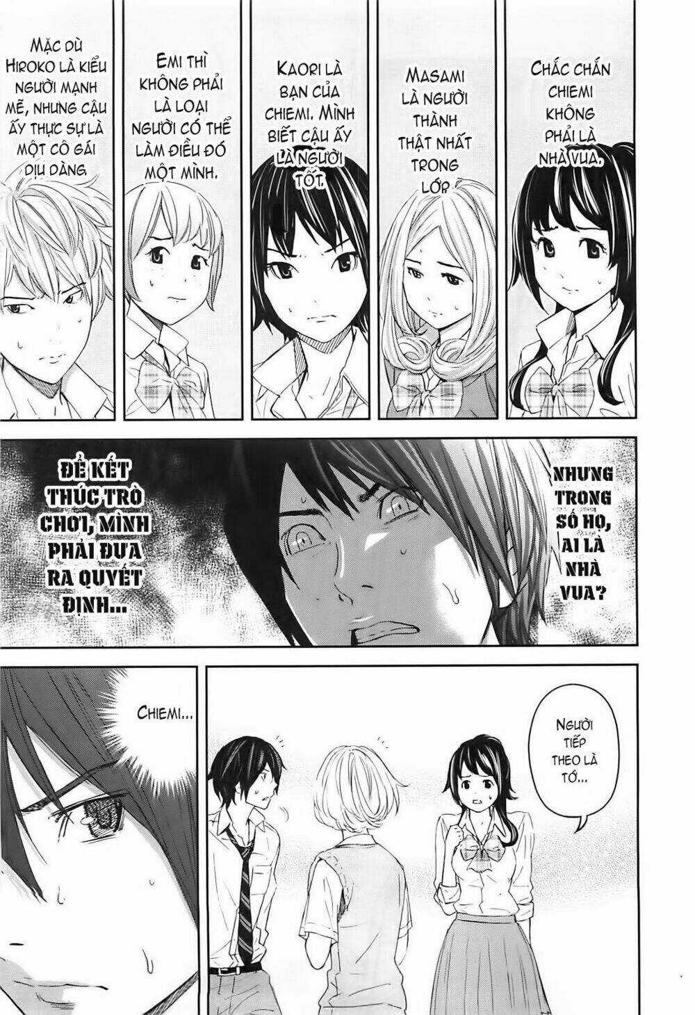 Ousama Game - Mệnh Lệnh Nhà Vua Chapter 10 trang 9