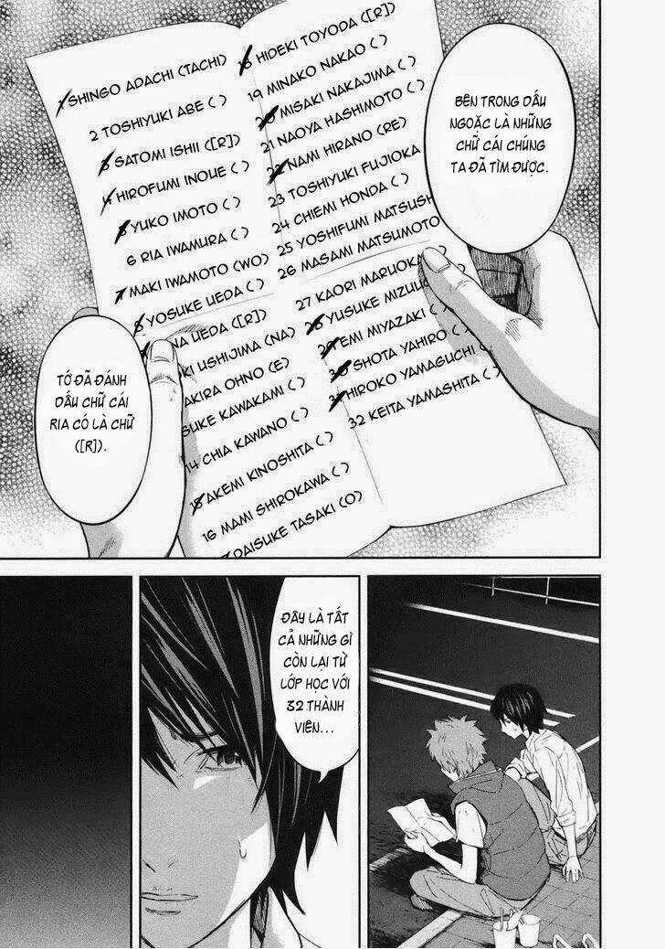 Ousama Game - Mệnh Lệnh Nhà Vua Chapter 18 trang 32