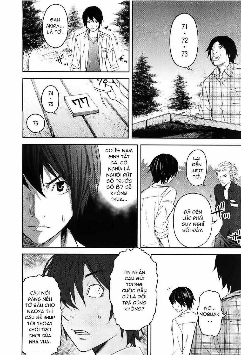 Ousama Game - Mệnh Lệnh Nhà Vua Chapter 7 trang 16