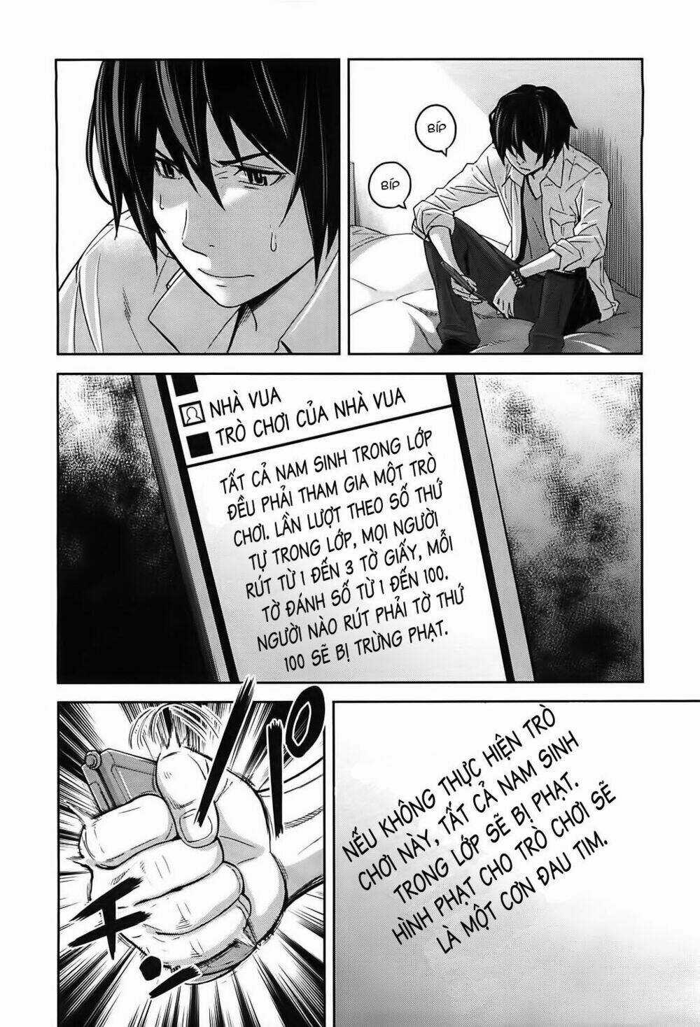 Ousama Game - Mệnh Lệnh Nhà Vua Chapter 7 trang 2