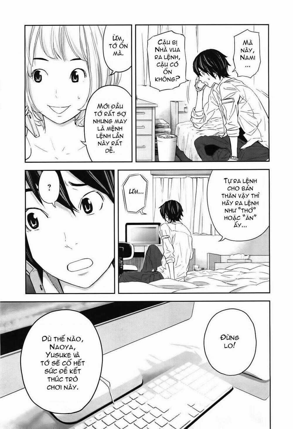 Ousama Game - Mệnh Lệnh Nhà Vua Chapter 8 trang 32