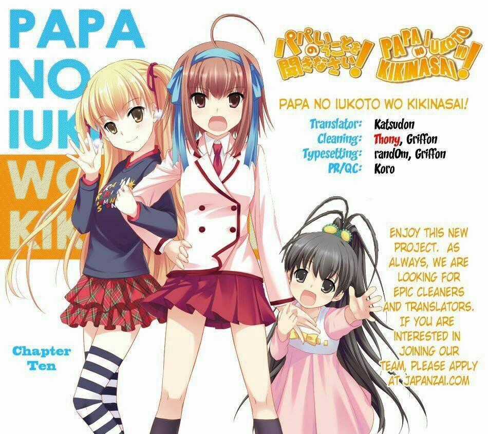 Papa No Iukoto O Kikinasai! Chapter 10 trang 0