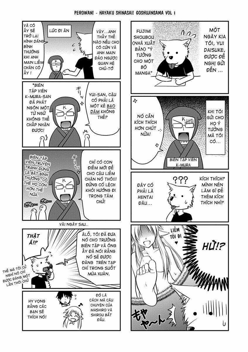 Perowan! - Hayaku Shinasai! Goshujin-Sama Chapter 6 trang 24