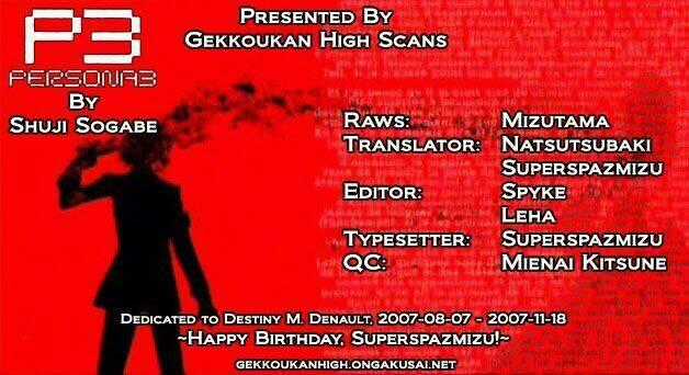 Persona 3 Chapter 5 trang 33