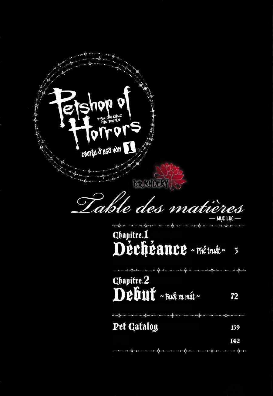 Pet Shop Of Horrors - Passage-Hen : Tiệm Thú Kiểng Tiền Truyện Chapter 1 trang 5