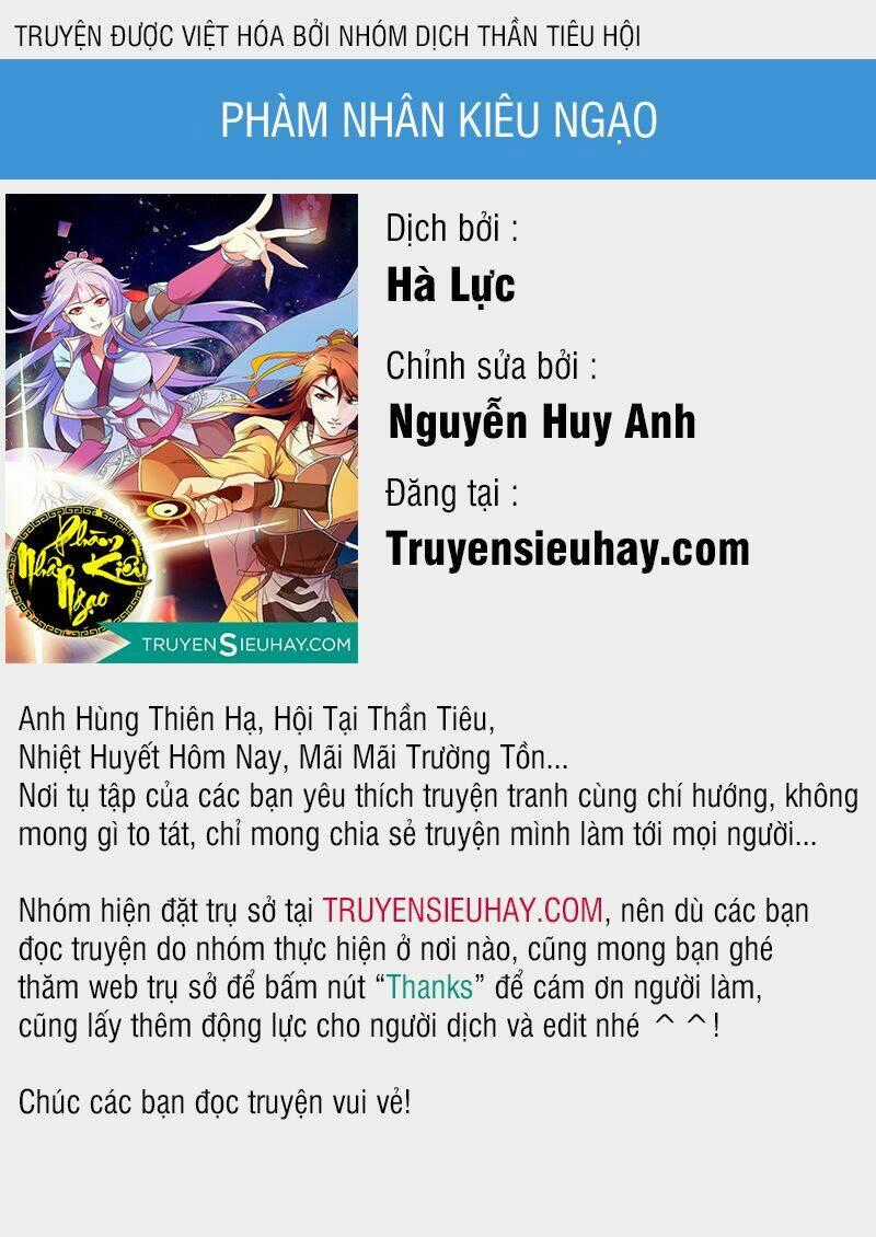 Phàm Nhân Kiêu Ngạo Chapter 0 trang 0
