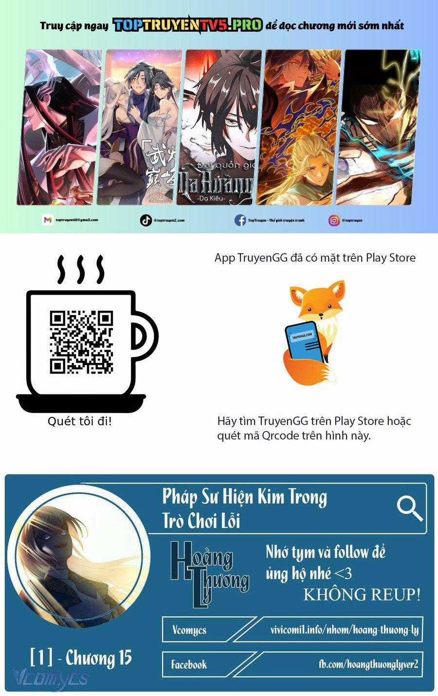 Pháp Sư Hiện Kim Trong Trò Chơi Lỗi Chapter 15 trang 0