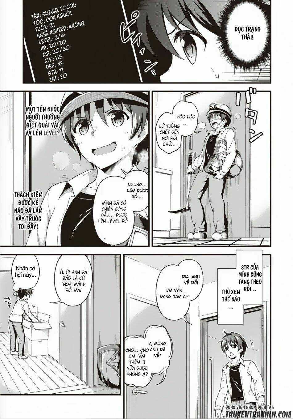 Phòng Của Tôi Lại Liên Kết Tới Hầm Ngục Chapter 3 trang 9