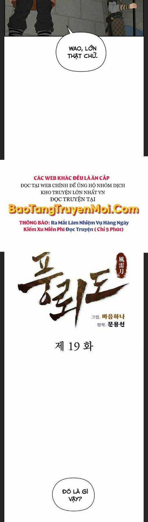 Phong Lôi Kiếm Chapter 19 trang 1