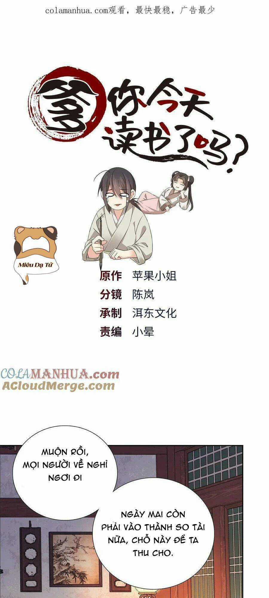 Phụ Thân Hôm Nay Người Đọc Sách Chưa? Chapter 56 trang 0
