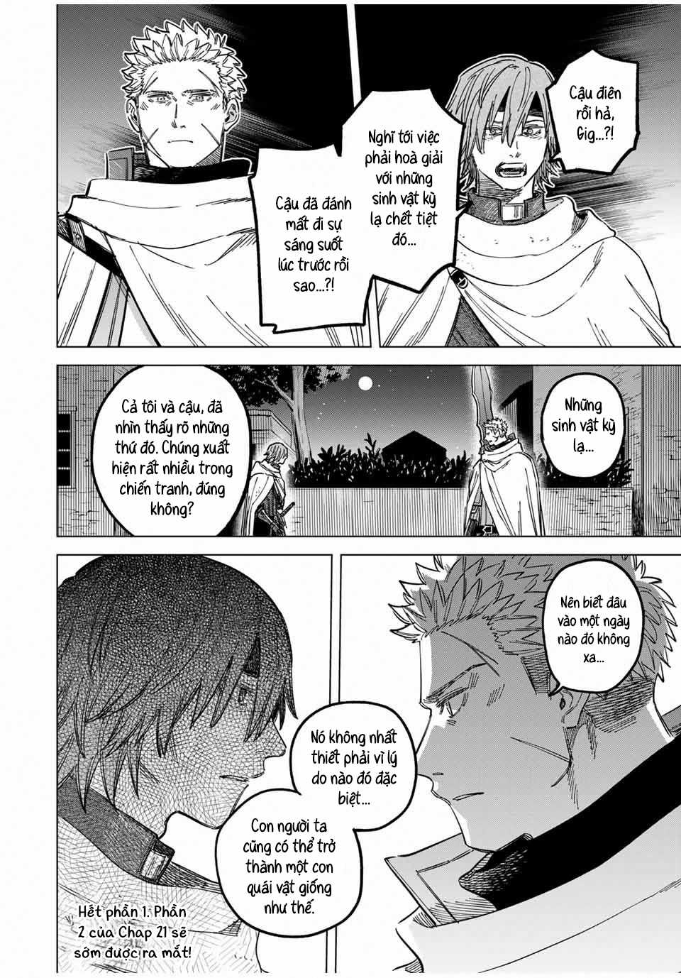 Phù thủy và Lính đánh thuê Chapter 21.1 trang 19