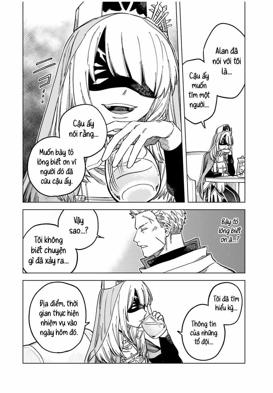 Phù thủy và Lính đánh thuê Chapter 7 trang 17