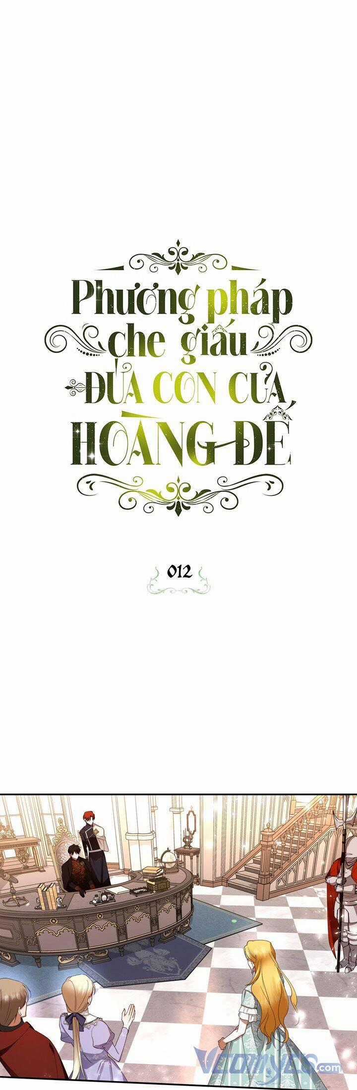Phương Pháp Che Giấu Đứa Con Của Hoàng Đế Chương 12 trang 0