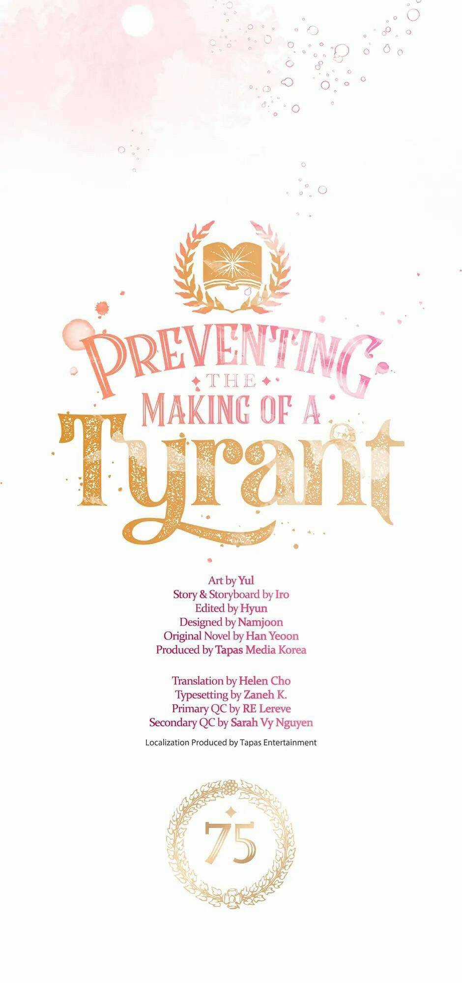 Phương Pháp Ngăn Bạo Chúa Hắc Hoá Chapter 75 trang 3