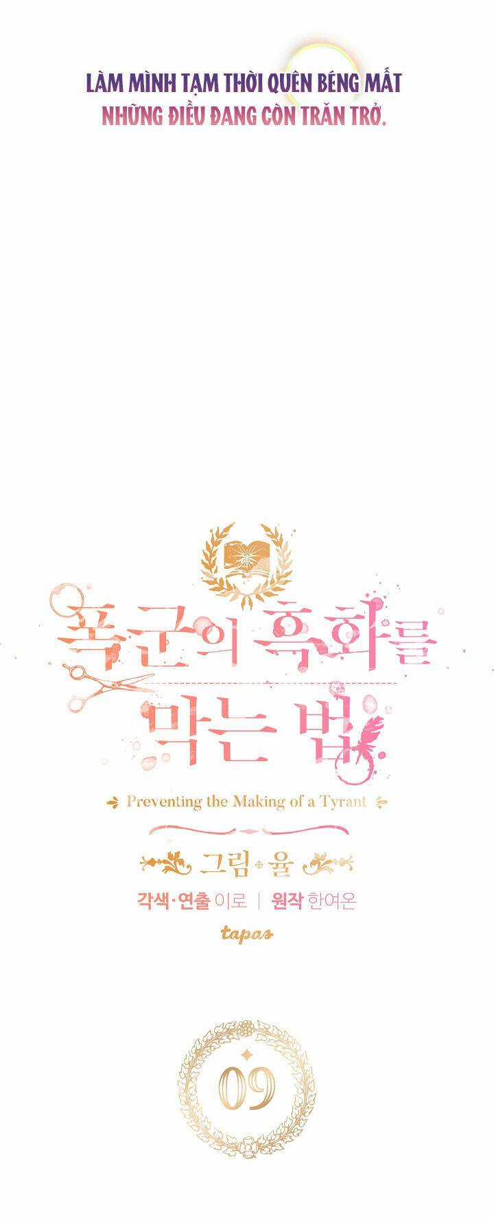 Phương Pháp Ngăn Bạo Chúa Hắc Hoá Chapter 9 trang 3