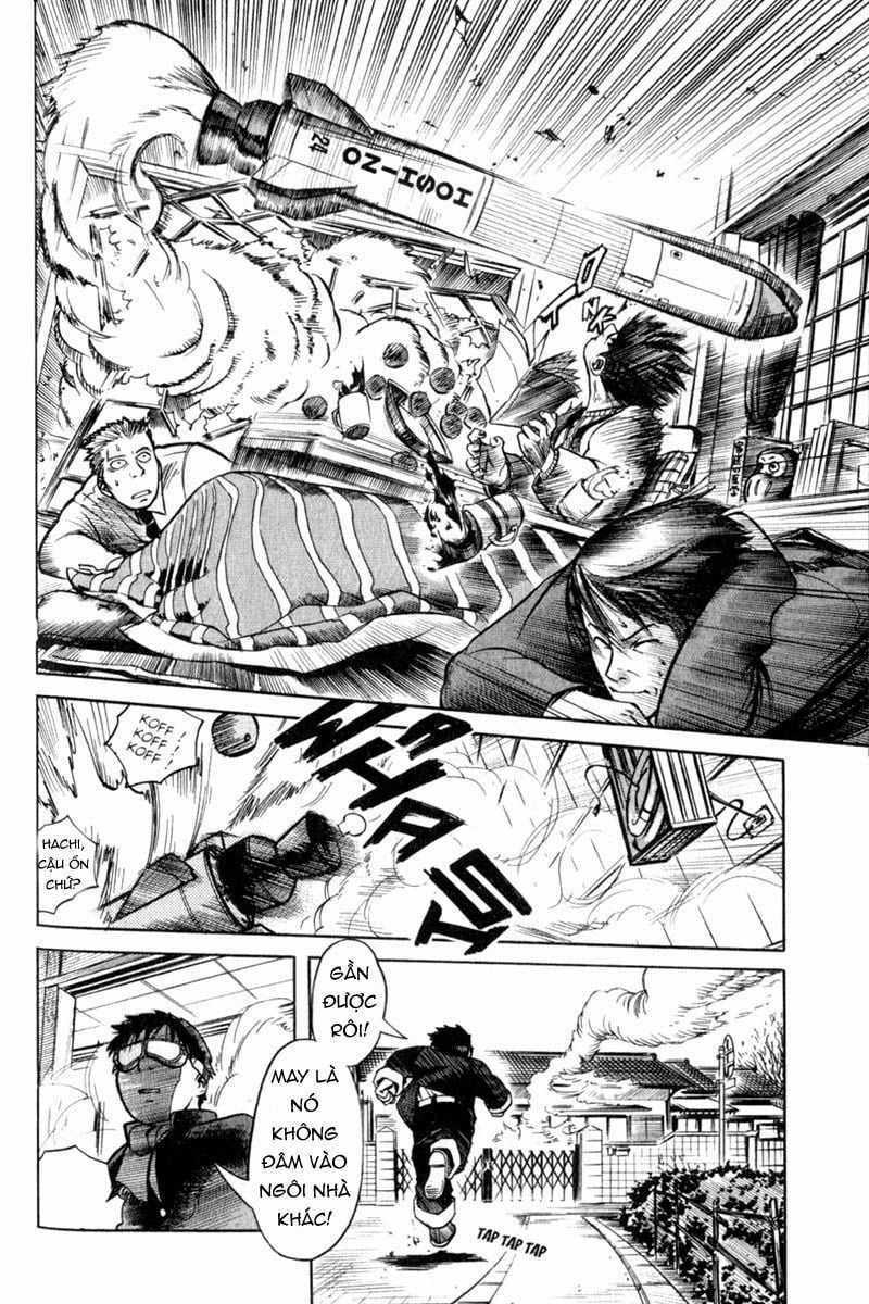 Planetes Chapter 4: Khung cảnh từ trong tên lửa trang 11