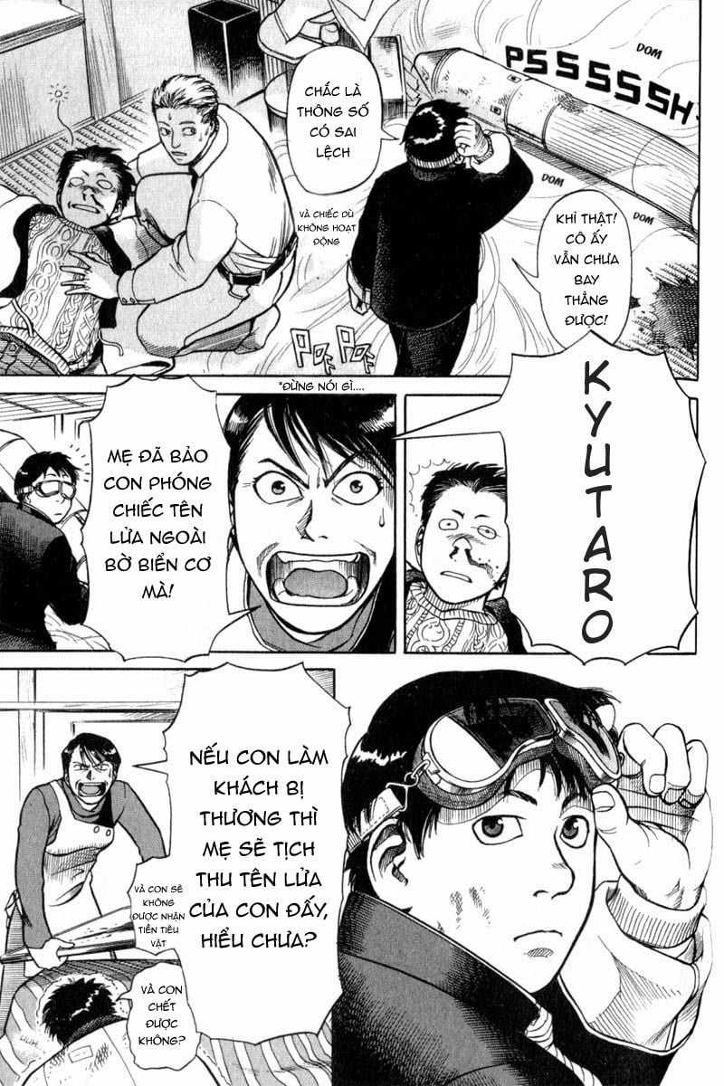 Planetes Chapter 4: Khung cảnh từ trong tên lửa trang 12