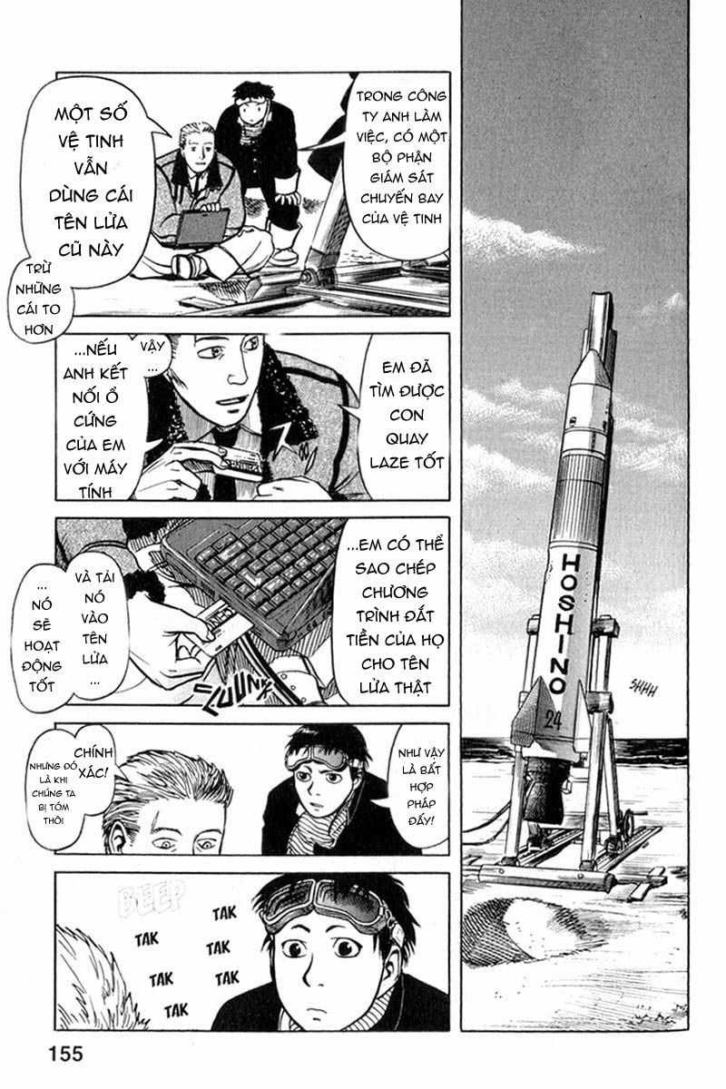 Planetes Chapter 4: Khung cảnh từ trong tên lửa trang 18