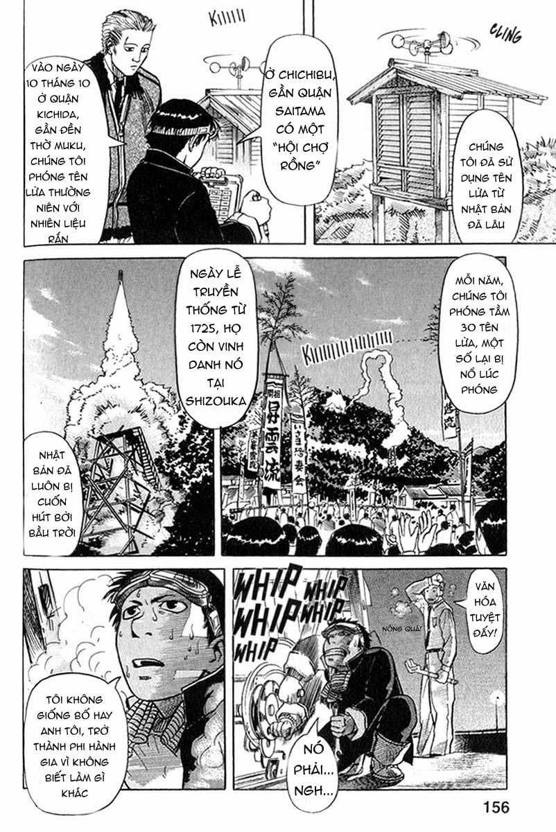 Planetes Chapter 4: Khung cảnh từ trong tên lửa trang 19