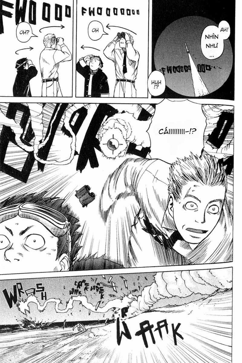 Planetes Chapter 4: Khung cảnh từ trong tên lửa trang 22
