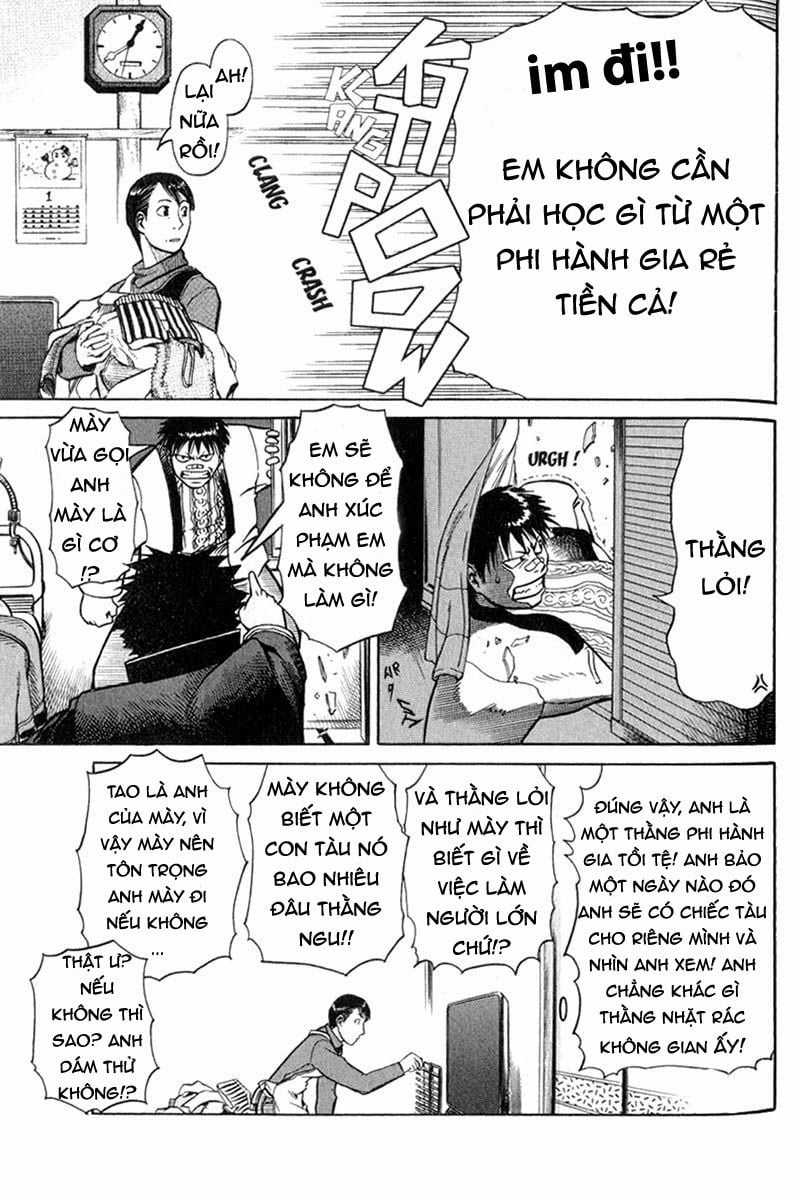 Planetes Chapter 4: Khung cảnh từ trong tên lửa trang 34