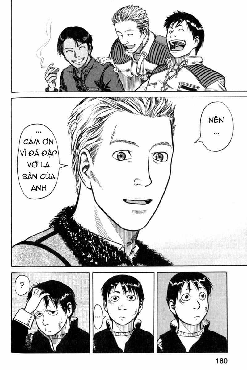 Planetes Chapter 4: Khung cảnh từ trong tên lửa trang 43