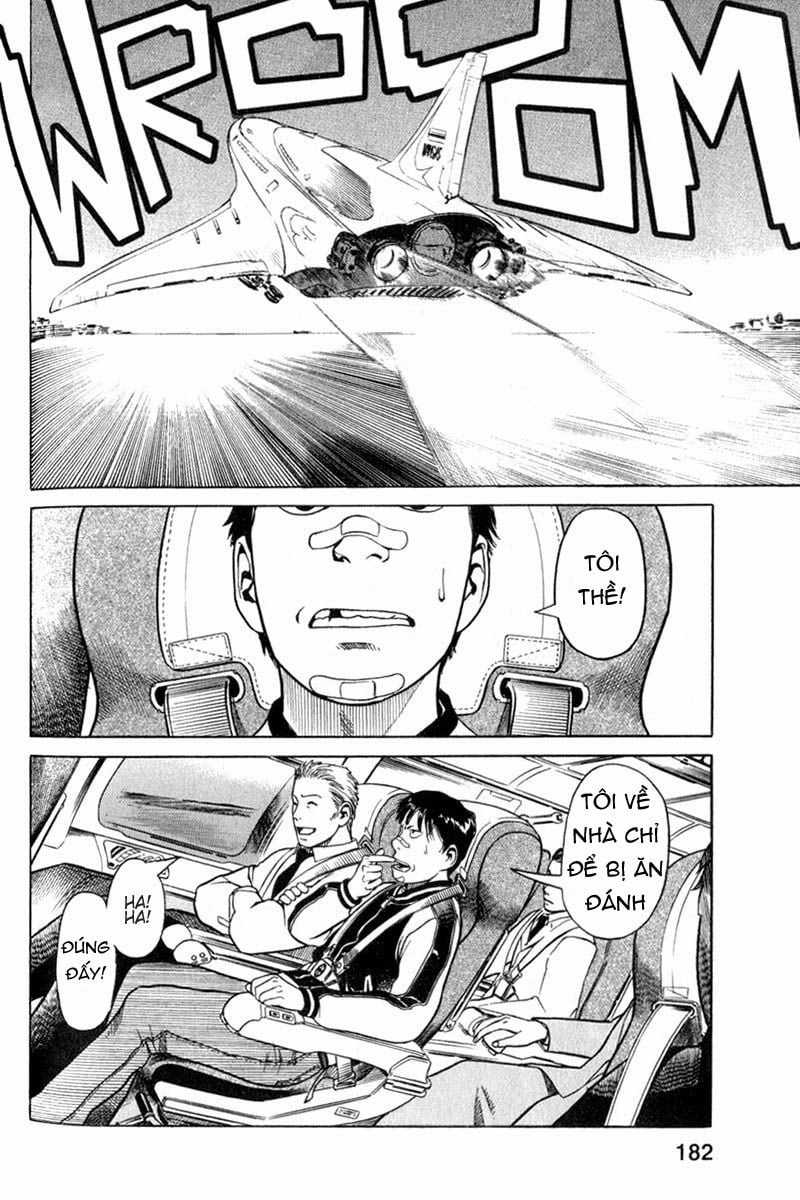 Planetes Chapter 4: Khung cảnh từ trong tên lửa trang 45