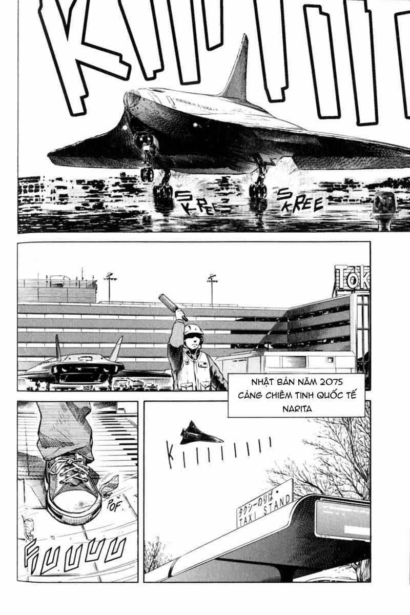 Planetes Chapter 4: Khung cảnh từ trong tên lửa trang 5