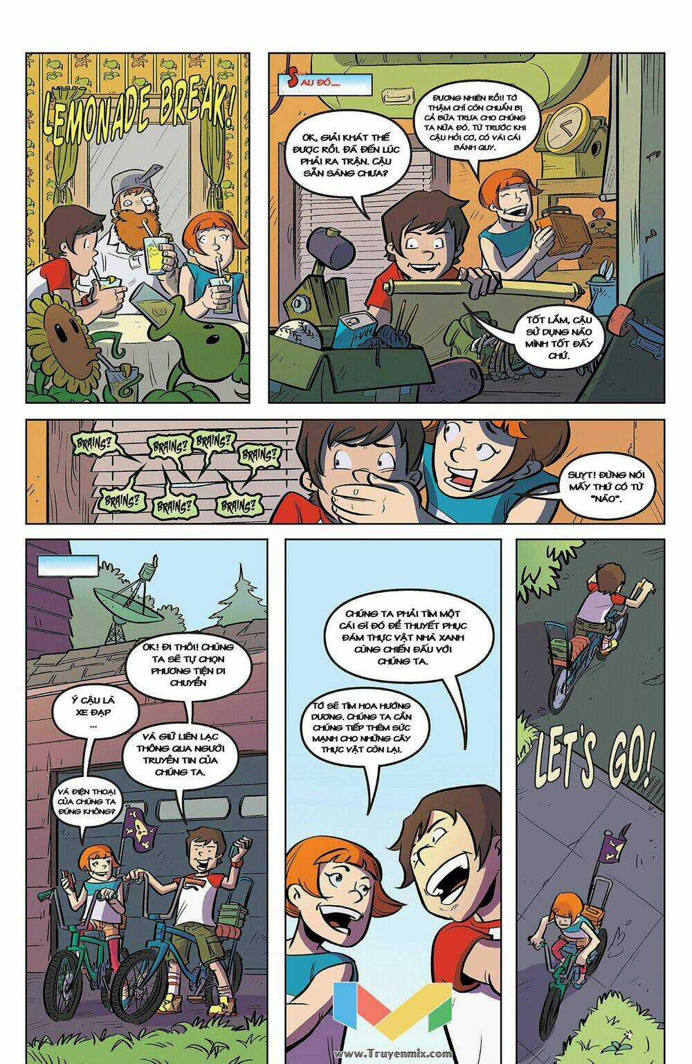 Plants Vs Zombies - Lawnmageddon Chapter 2 trang 11