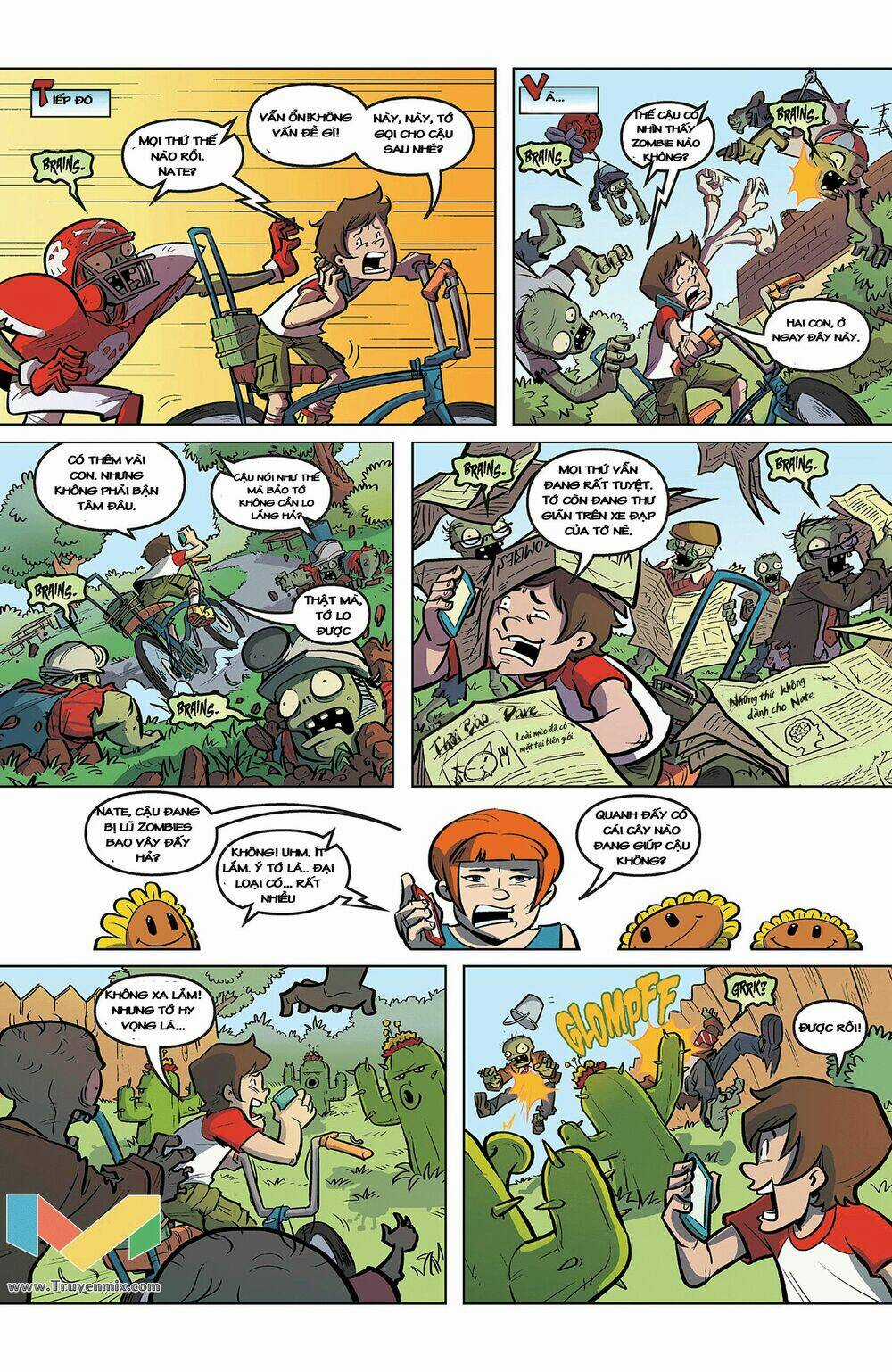 Plants Vs Zombies - Lawnmageddon Chapter 2 trang 12