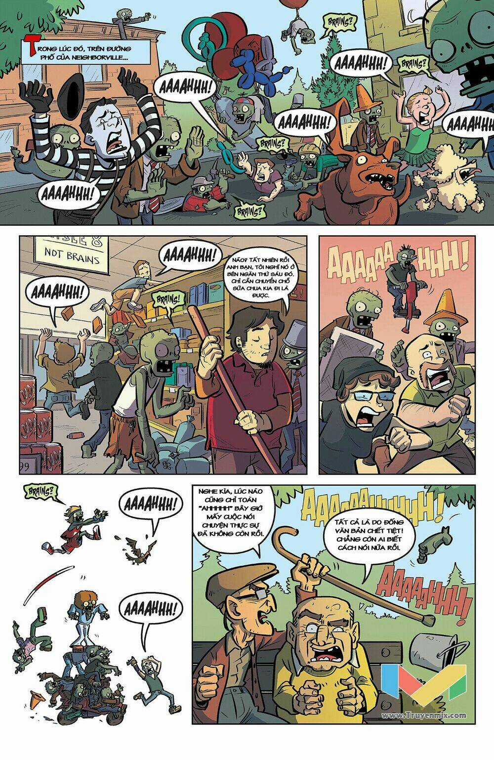 Plants Vs Zombies - Lawnmageddon Chapter 2 trang 8