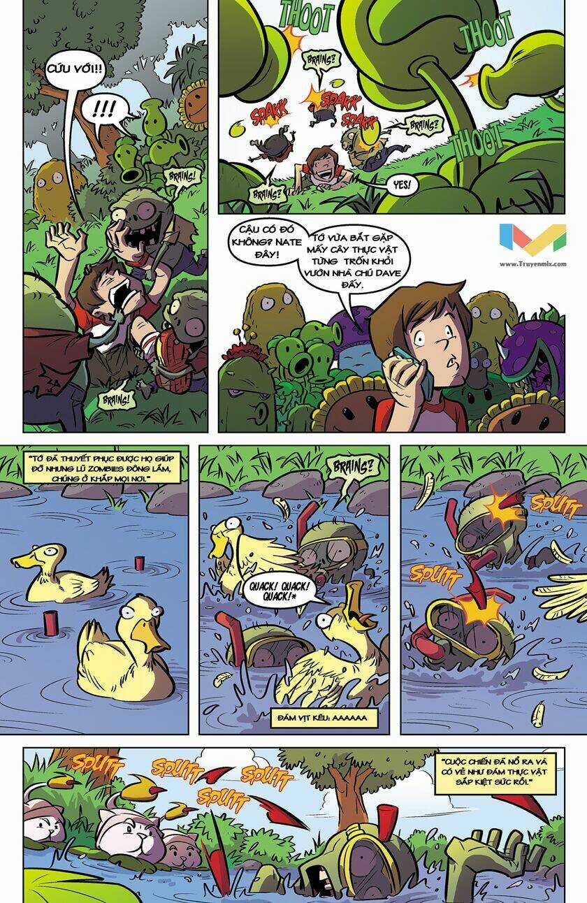 Plants Vs Zombies - Lawnmageddon Chapter 3 trang 2