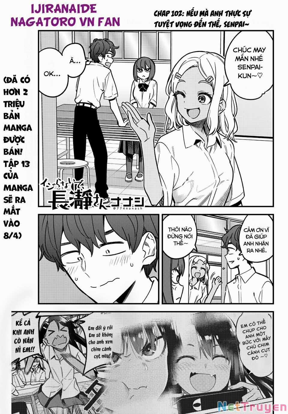 Please Don't Bully Me - Nagatoro-San Chapter 102 trang 1