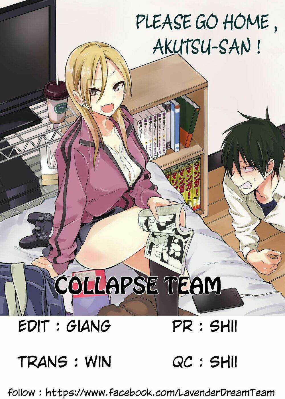 Please Go Home, Akutsu-San! Chapter 10 trang 1