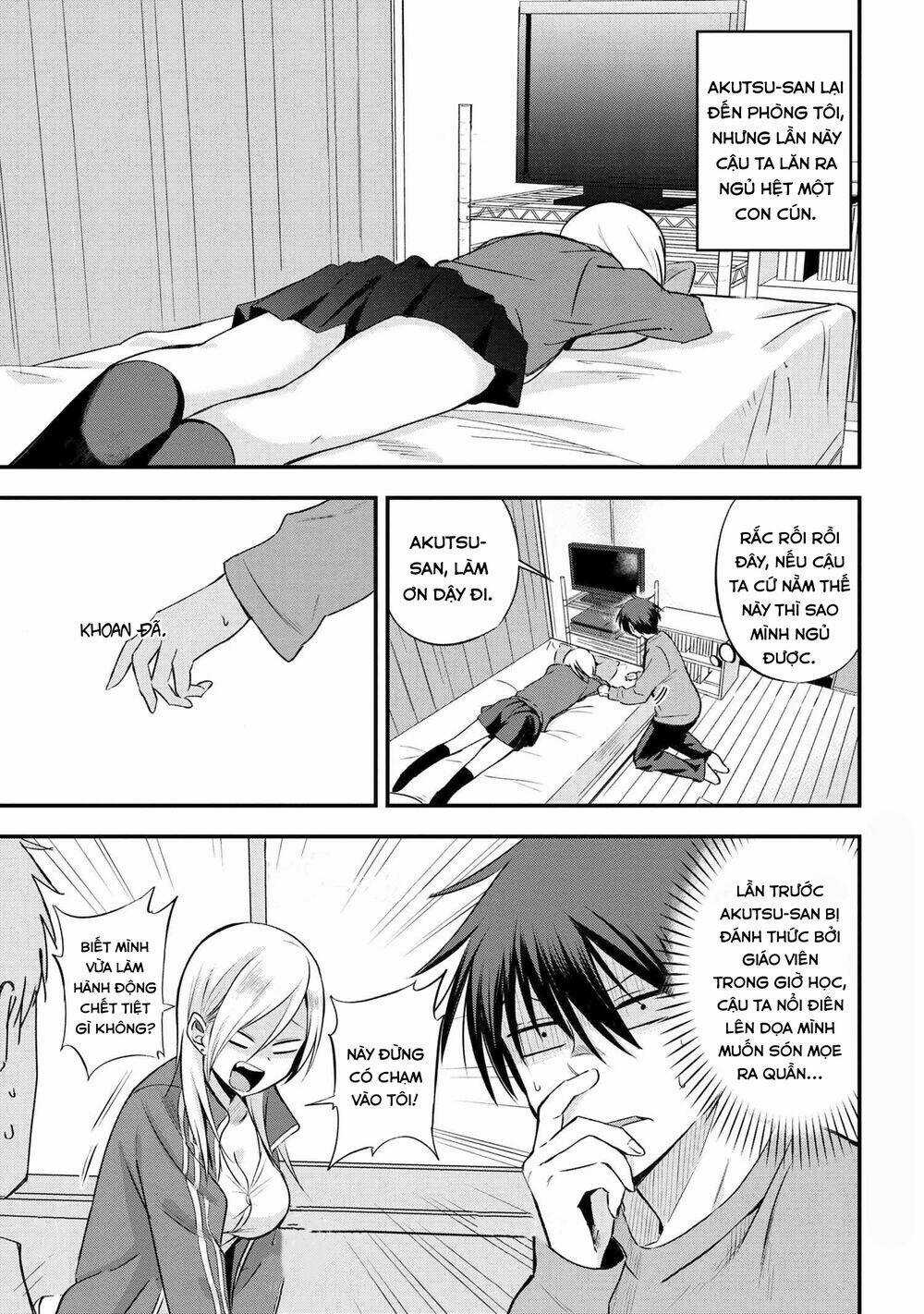 Please Go Home, Akutsu-San! Chapter 4 trang 1