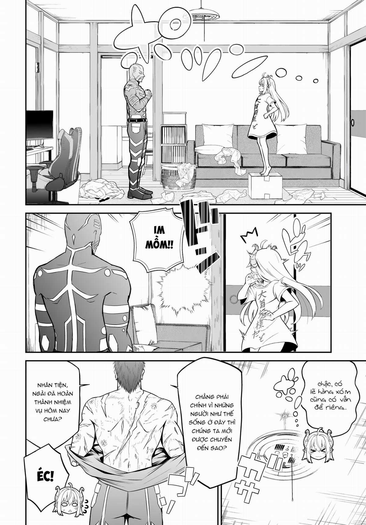 Ponkotsu Dai Shuryou-chan to Ossan Sentouin-san. Chapter 1 trang 4