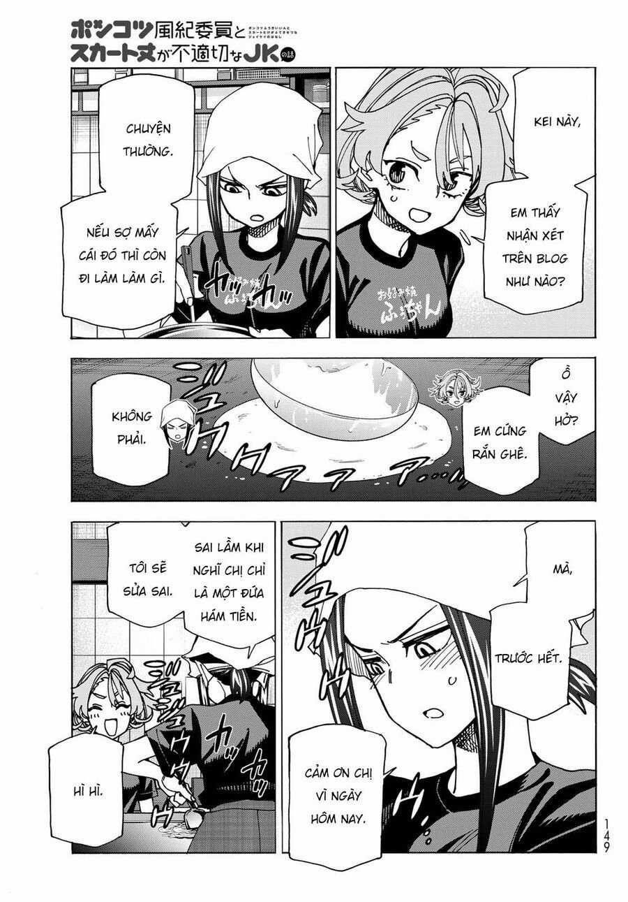 Ponkotsu Fuukiin To Skirt Take Ga Futekisetsu Na Jk No Hanashi Chapter 72 trang 22