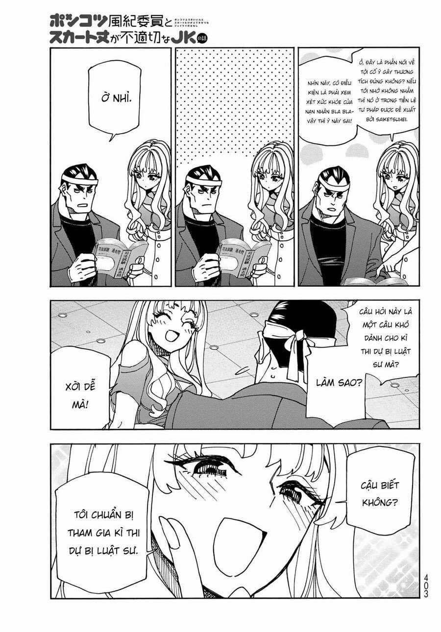 Ponkotsu Fuukiin To Skirt Take Ga Futekisetsu Na Jk No Hanashi Chapter 73 trang 20