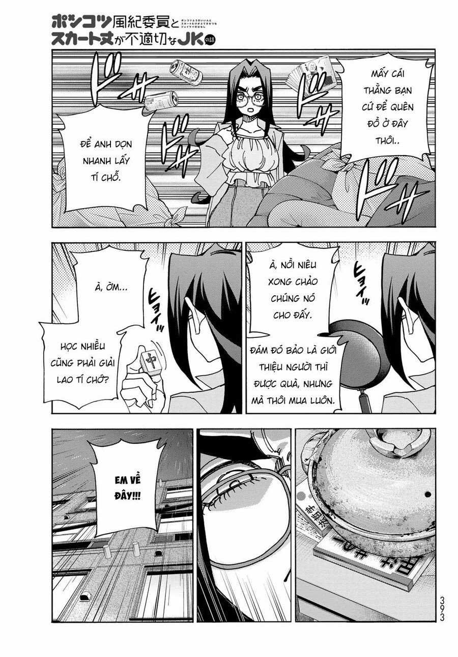 Ponkotsu Fuukiin To Skirt Take Ga Futekisetsu Na Jk No Hanashi Chapter 73 trang 10