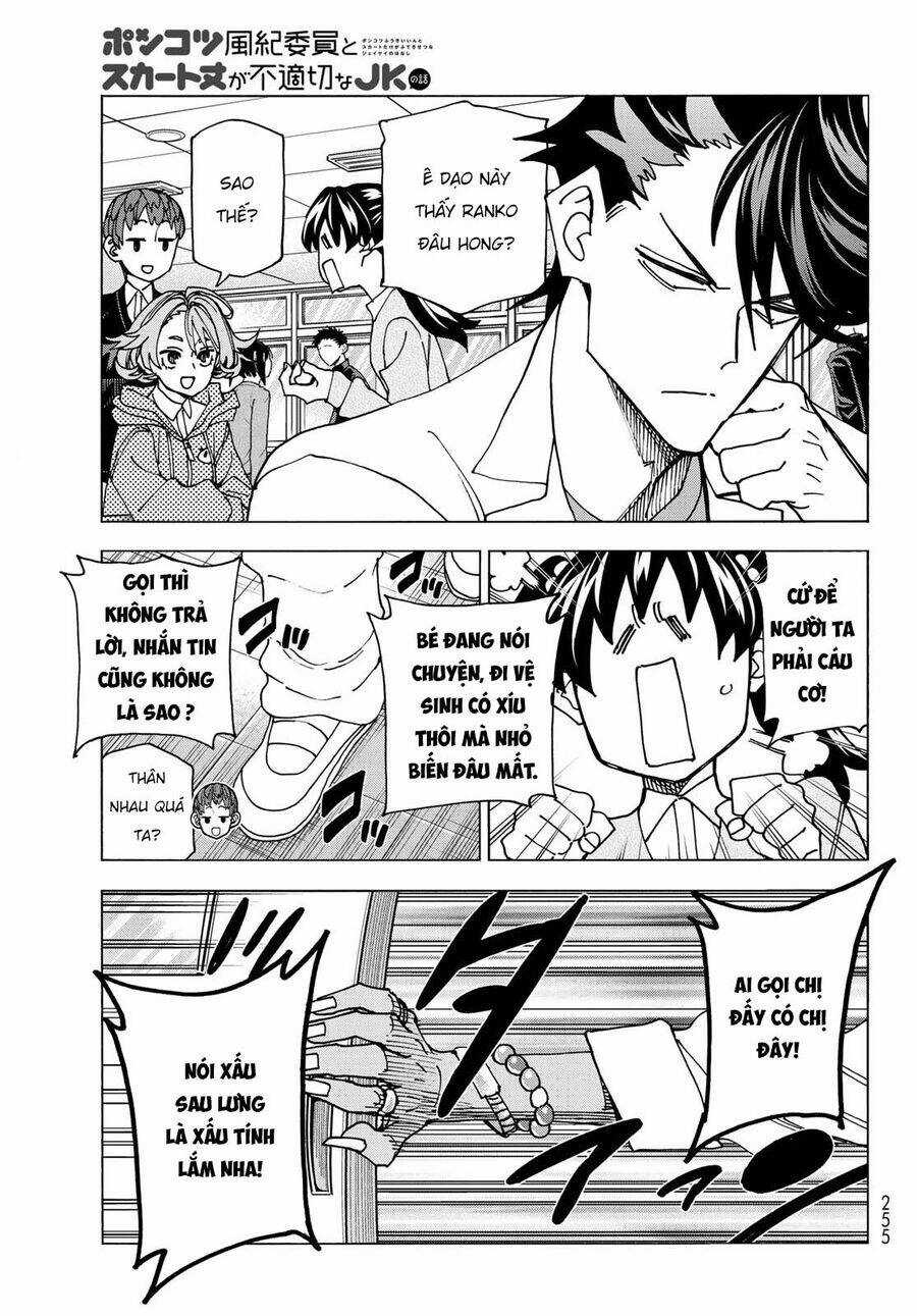 Ponkotsu Fuukiin To Skirt Take Ga Futekisetsu Na Jk No Hanashi Chương 67 trang 8