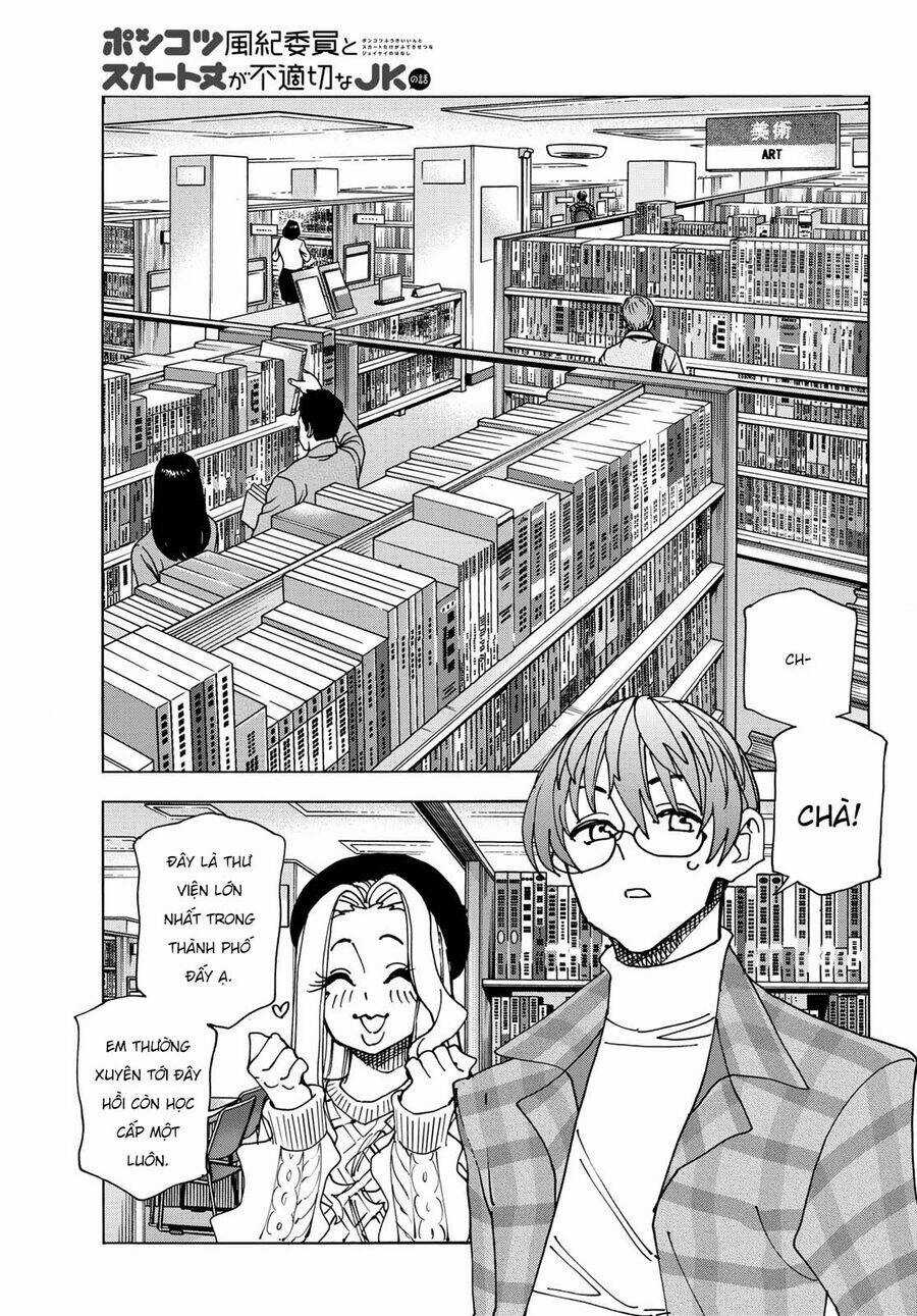 Ponkotsu Fuukiin To Skirt Take Ga Futekisetsu Na Jk No Hanashi Chương 68 trang 14