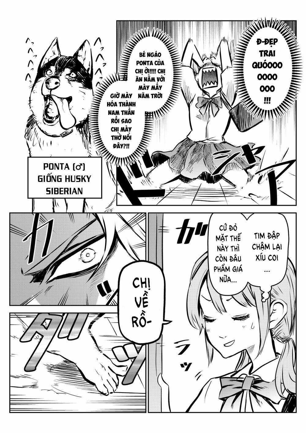 ponta nhà tôi bỗng dưng hóa thành người?! Chapter 1 trang 3