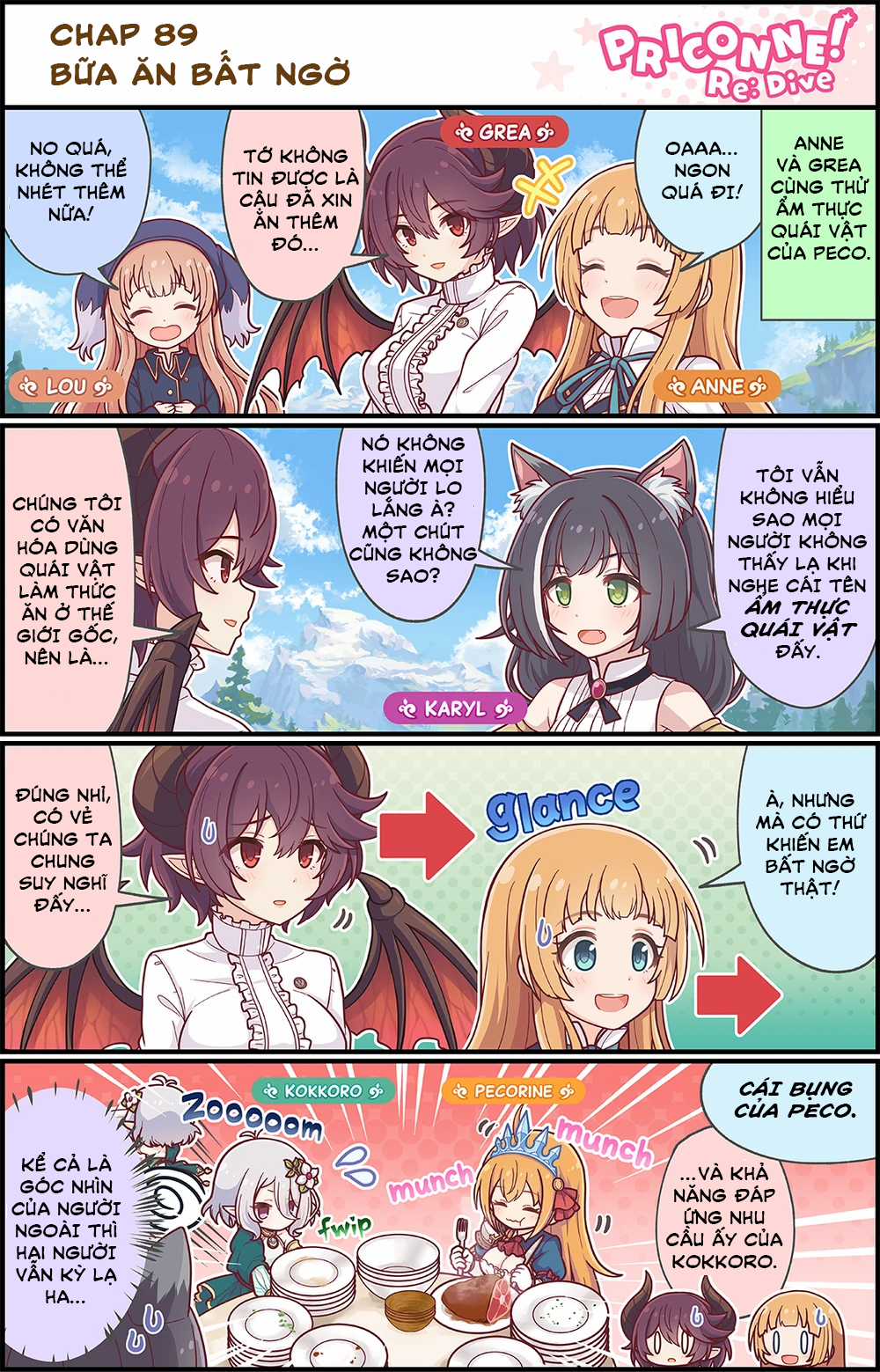 princess conect 4koma Chapter 90 trang 9