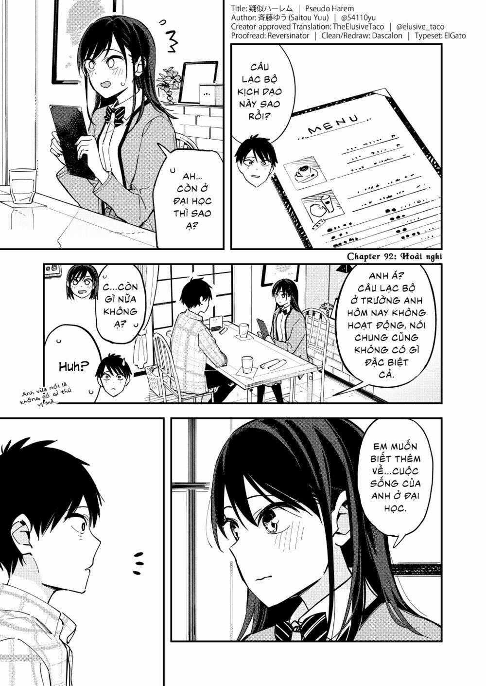 Pseudo Harem Chapter 92 trang 1