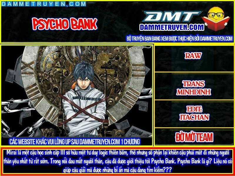 Psycho Bank Chapter 16 trang 0